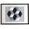 Tableaux, toiles Polygone Origami Hexagone