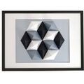 D&eacute;coration sur Grenoble : Tableaux, toiles Polygone Origami Hexagone