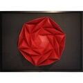 D&eacute;coration sur Grenoble : Tableaux, toiles Polygone Origami Rose des Sables