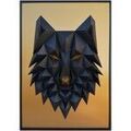 D&eacute;coration sur Grenoble : Tableaux, toiles Polygone Origami Loup