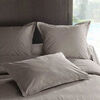 Taies d'oreillers, traversins Vent Du Sud Taie d'oreiller en percale de coton 80 fils 50x70 cm - Cendre