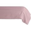 Taies d'oreillers, traversins Vent Du Sud Taie de traversin p&eacute;tale en percale de coton Rose 43x190 cm. . Maison > Taies d'oreillers, traversins.