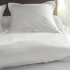 Taies d'oreillers, traversins Vent Du Sud Taie d'oreiller en percale de coton 80 fils 50x70 cm - Neige
