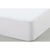 Draps housse Vent Du Sud Al&egrave;se Softy coton molleton 140 x 190 x 30 cm Blanc 140x190 cm. . Maison > Draps housse.