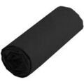 Linge de maison sur Grenoble : Draps housse Stof Drap housse uni 160 x 200 cm - Noir