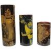 Bougeoirs, photophores Parastone 3 Porte-Bougies KLIMT Jaune Unique. . Maison & D&eacute;co > Bougeoirs, photophores.