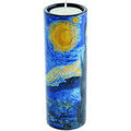 D&eacute;coration sur Grenoble : Bougeoirs, photophores Parastone Porte-Bougie Cylindrique Nuit &eacute;toil&eacute;e par VAN GOGH Bleu Unique. . Maison & D&eacute;co > Bougeoirs, photophores.