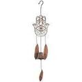 Lustres, suspensions et plafonniers Signes Grimalt Mobile Main de Fatima avec cloche en m&eacute;tal rouill&eacute; Marron Unique. . Maison & D&eacute;co > Lustres, suspensions et plafonniers. Grenoble