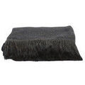 Linge de maison sur Grenoble : Plaids, jet&eacute;s Sema ARTIGE Noir 130x150 cm. Lurex tiss&eacute;.. Maison & D&eacute;co > Plaids, jet&eacute;s.
