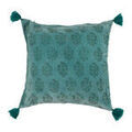 Linge de maison sur Grenoble : Housses de coussins Sema BAYLEEN Bleu 45x45 cm. Housse de coussin effet velours.. Maison & D&eacute;co > Housses de coussins.