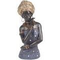 Statuettes et figurines Signes Grimalt D&eacute;coration femme africaine avec turban jaune Marron Unique. . Maison & D&eacute;co > Statuettes et figurines. Grenoble