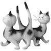 Statuettes et figurines Parastone Statuette Les chats par Dubout Gris Unique. . Maison & D&eacute;co > Statuettes et figurines.
