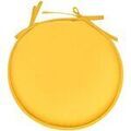 Linge de maison sur Grenoble : Galettes de chaise Stof Galette de chaise jaune ronde en polyester Jaune 40x40 cm. . Maison & D&eacute;co> Galettes de chaise.