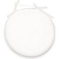 Linge de maison sur Grenoble : Galettes de chaise Stof Galette de chaise ronde en polyester blanc 40 cm Blanc 40x40 cm. . Maison & D&eacute;co> Galettes de chaise.