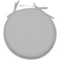Linge de maison sur Grenoble : Galettes de chaise Stof Galette de chaise ronde en polyester gris Gris 40x40 cm. . Maison & D&eacute;co> Galettes de chaise.
