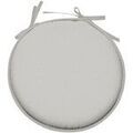 Linge de maison sur Grenoble : Galettes de chaise Stof Galette de chaise ronde en polyester mastic Gris 40x40 cm. . Maison & D&eacute;co> Galettes de chaise.
