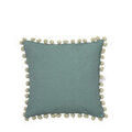 Housses de coussins Broste Copenhagen POM Bleu 40x40 cm. Lavage &agrave; la main &agrave; l'eau froide.. Maison & D&eacute;co > Housses de coussins.