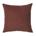 Linge de maison sur Grenoble : Housses de coussins Broste Copenhagen HELJE Marron 60x60 cm. Lavage &agrave; 30�. Maison & D&eacute;co > Housses de coussins.