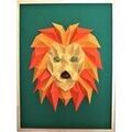 D&eacute;coration sur Grenoble : Tableaux, toiles Polygone Origami Lion