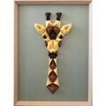 D&eacute;coration sur Grenoble : Tableaux, toiles Polygone Origami Girafe