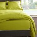 Linge de maison sur Grenoble : Draps housse Vent Du Sud Drap housse Anis en percale de coton 80 fils 180 x 200 x 30 cm