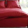 Draps housse Vent Du Sud Drap housse Rubis en percale de coton 80 fils 140 x 190 x 30 cm Grenoble