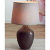Lampes &agrave; poser Imori Lampe de table Odina - Marron et Beige Marron Unique. . Maison & D&eacute;co > Lampes &agrave; poser.