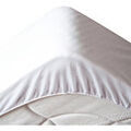 Draps housse Stof Al&egrave;se en coton molleton 140 x 190 cm Blanc 140x190 cm. . Maison > Draps housse.