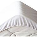 Draps housse Stof Al&egrave;se plastifi&eacute;e dessus &eacute;ponge lit taille 140 x 190 cm Blanc 140x140 cm. . Maison > Draps housse.