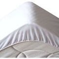 Draps housse Stof Al&egrave;se unie plastifi&eacute;e dessus &eacute;ponge 160 x 200 cm Blanc 160x200 cm. . Maison > Draps housse. Grenoble