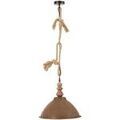 Luminaire sur Grenoble : Lustres, suspensions et plafonniers Jolipa Suspension en m&eacute;tal Oda Marron Unique. . Maison & D&eacute;co > Lustres, suspensions et plafonniers.