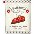 Linge de maison sur Grenoble : Torchons Faye Essuie mains Les fruits rouges sont cueillis le matin m&ecirc;me Beige 40x60 cm. . Maison & D&eacute;co> Torchons.