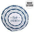 Linge de maison sur Grenoble : Coussins The home deco factory FRESCIA Bleu Diam 40 cm. Coussin convenant autant pour un usage ext&eacute;rieur qu'en int&eacute;rieur.. Maison & D&eacute;co > Coussins.