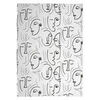 Tapis The home deco factory ARTY Noir 120x170 cm. . Maison & D&eacute;co > Tapis.