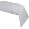 Taies d'oreillers, traversins Stof Une taie de traversin en coton gris perle 45 x 185 cm