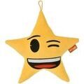 Linge de maison sur Grenoble : Coussins Innova Coussin &eacute;toile Emoji - Star Jaune Diam 30 cm. . Maison & D&eacute;co > Coussins.