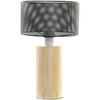 Lampes &agrave; poser Item International Lampe r&eacute;tro en bois et m&eacute;tal 34 cm Beige Unique. . Maison & D&eacute;co > Lampes &agrave; poser.