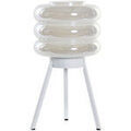 Lampes &agrave; poser Item International Lampe en verre iris&eacute; transportable LED 32 cm Blanc Unique. . Maison & D&eacute;co > Lampes &agrave; poser. Grenoble