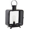 Lampes &agrave; poser Item International Lanterne d&eacute;corative lumineuse transportable LED 38 cm Noir Unique. . Maison & D&eacute;co > Lampes &agrave; poser.