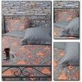 Linge de maison sur Grenoble : Parures de lit Stof Parure de lit Valdr&ocirc;me Colombe Anthracite Gris 220x240 cm. . Maison > Parures de lit.