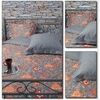 Parures de lit Stof Parure de lit Anthracite Valdrome Colombe 260 x 240 cm