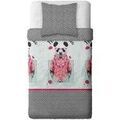 Linge de maison sur Grenoble : Parures de lit Lefebvre-Textile Parure de lit Panda 140 x 200 cm