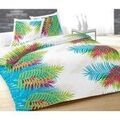 Linge de maison sur Grenoble : Parures de lit Selartex Parure de lit Tropical Bleu 240 x 220 cm