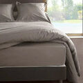 Linge de maison sur Grenoble : Housses de couettes Vent Du Sud Housse de couette Cendre en percale de coton 80 fils 200x200 cm