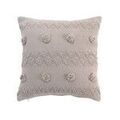 Linge de maison sur Grenoble : Coussins Douceur d int&eacute;rieur ALENIA Beige 40x40 cm. . Maison & D&eacute;co > Coussins.