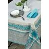 Serviettes de table Nappes, Sets de table Vent Du Sud Nappe enduite Mar&eacute;va 150 x 150 cm - gris et bleu Bleu 150x150 cm. . Maison > Serviettes de table Nappes, Sets de table.