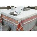 Serviettes de table Nappes, Sets de table Vent Du Sud Nappe enduite Mar&eacute;va 150 x 150 cm - gris et Orange Rouge 150x150 cm. . Maison > Serviettes de table Nappes, Sets de table. Grenoble