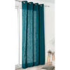 Rideaux, stores Linder TOILE ASP.LIN Vert 135x260 cm. Tiss&eacute; en France.Effet lin.Rideau pr&ecirc;t &agrave; poser.Finition ?illets de diam&egrave;tre 4 cm.Bas ourl&eacute;.. Maison & D&eacute;co > Rideaux, stores.