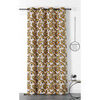 Rideaux, stores Linder BILOBA Jaune 140x240 cm. Tiss&eacute; en France.Rideau pr&ecirc;t &agrave; poser.Finition ?illets de diam&egrave;tre 4 cm.Bas ourl&eacute;.. Maison & D&eacute;co > Rideaux, stores.