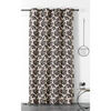 Rideaux, stores Linder BILOBA Gris 140x240 cm. Tiss&eacute; en France.Rideau pr&ecirc;t &agrave; poser.Finition ?illets de diam&egrave;tre 4 cm.Bas ourl&eacute;.. Maison & D&eacute;co > Rideaux, stores.